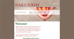 Desktop Screenshot of nailstodaysalon.com